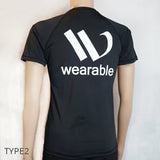 【ウェアのみ(心拍センサー無)】HEARTBEAT SERIES Tシャツ メンズ 半袖 TYPE2 ラグラン スリーブ スポーツウェア